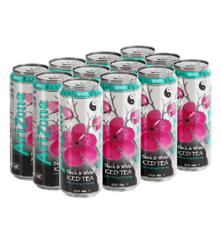 Arizona USA Black & White Iced Tea 680ML
